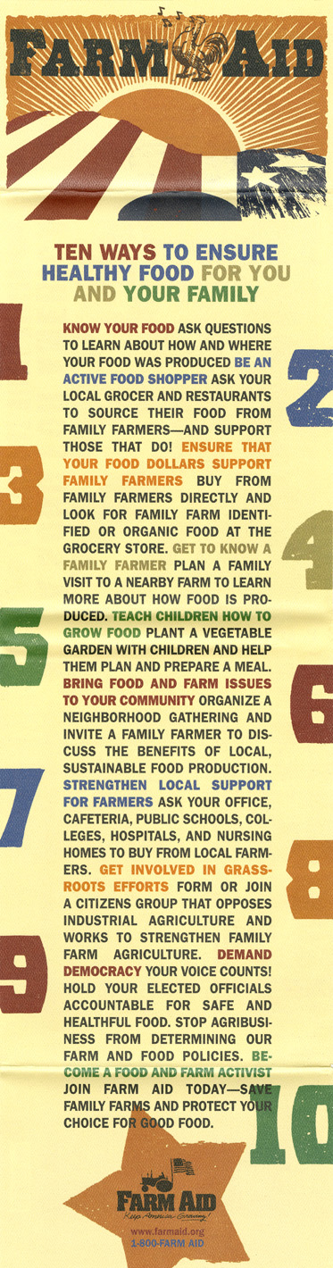 Farm Aid Poster